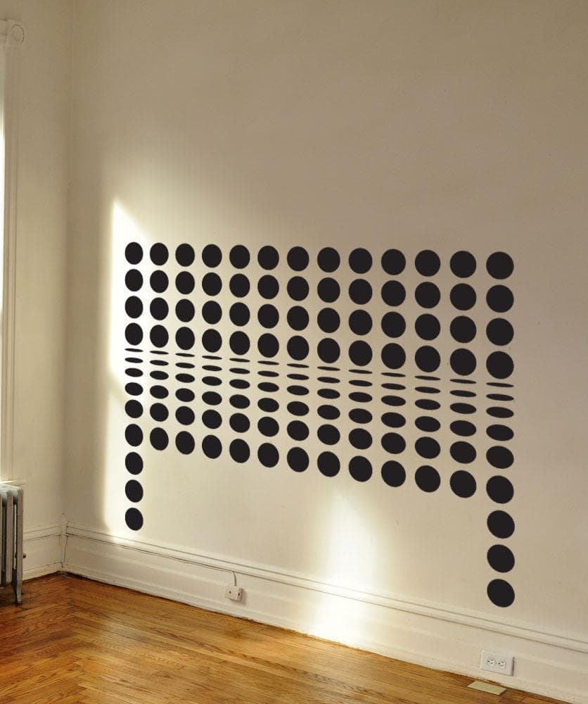 Vinyl Wall Decal Sticker Polka Dot Bench #OS_DC775