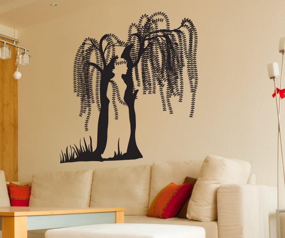 Vinyl Wall Decal Sticker Optical Illusion Tree #OS_DC778