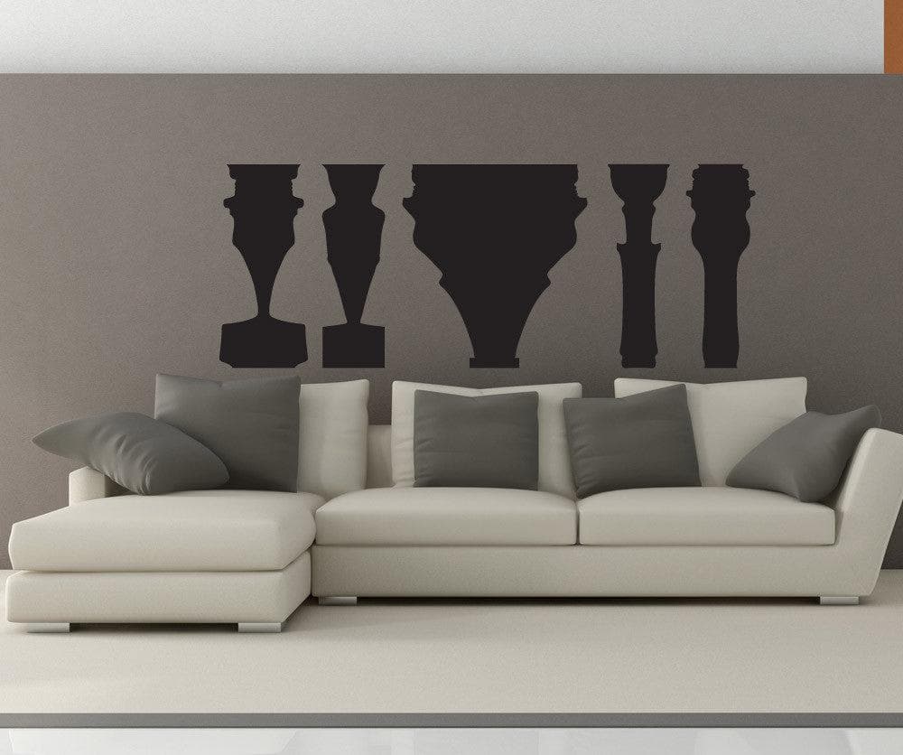 Vinyl Wall Decal Sticker Optical Illusion Ladies #OS_DC782