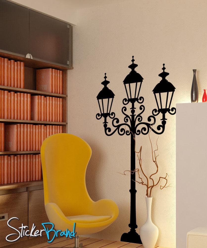 Vinyl Wall Decal Sticker 3 Stylist Street Lamps OS_ES1039