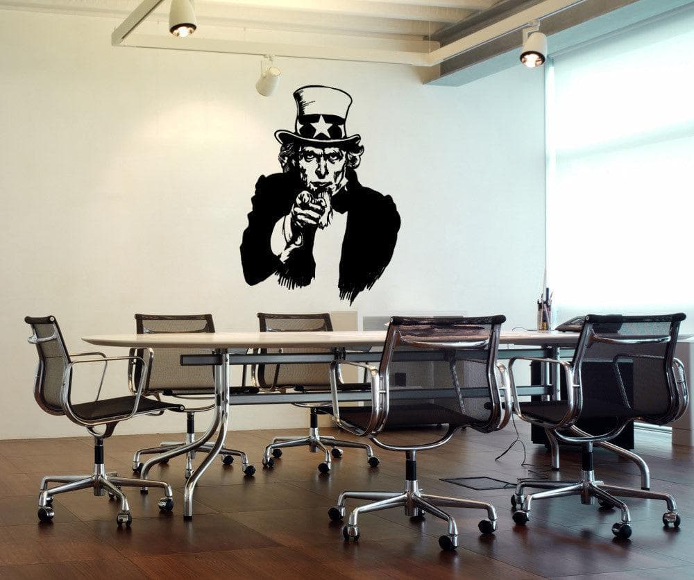 Vinyl Wall Decal Sticker Uncle Sam #OS_MB1000
