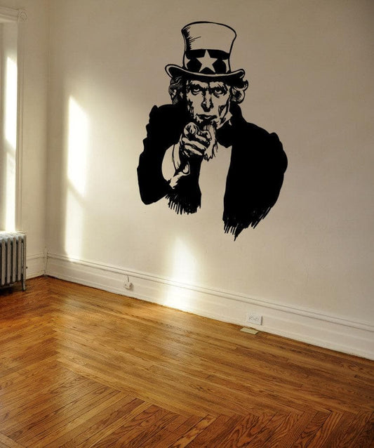 Vinyl Wall Decal Sticker Uncle Sam #OS_MB1000