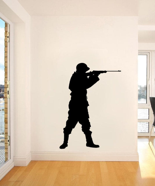 Vinyl Wall Decal Sticker Military Training #OS_MB1006