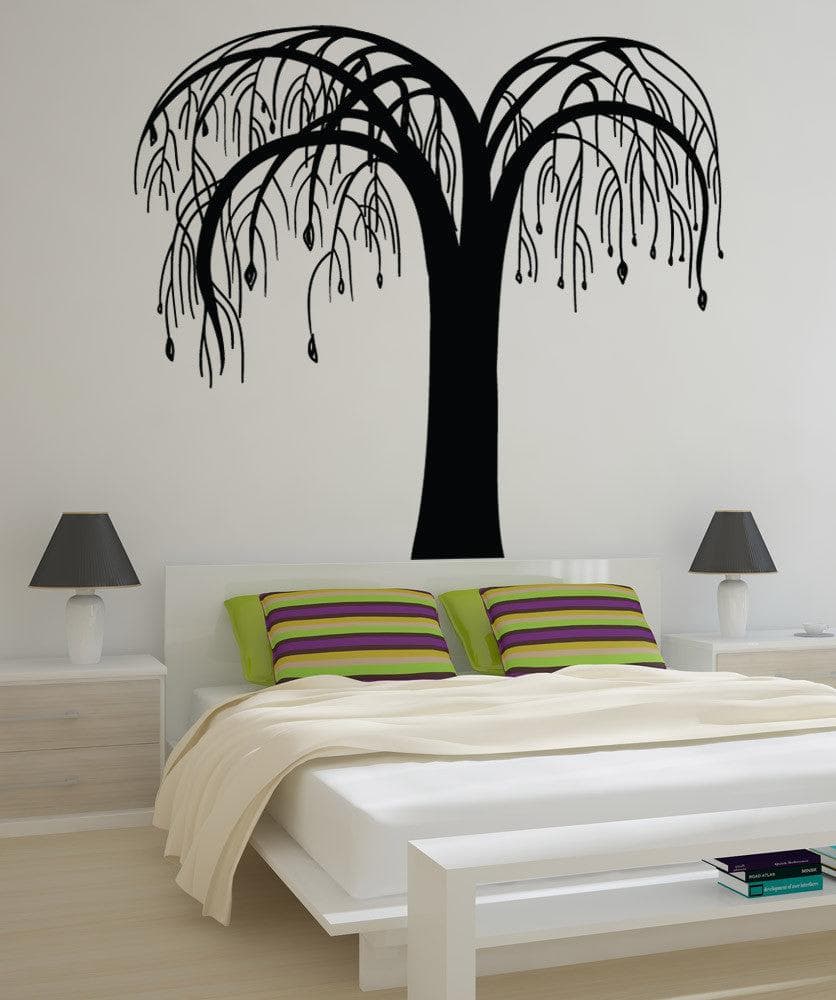 Vinyl Wall Decal Sticker Tree with Hanging Branches #OS_MB1027
