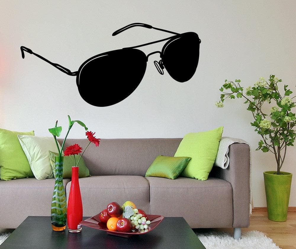 Vinyl Wall Decal Sticker Aviator Sunglasses #OS_MB1106