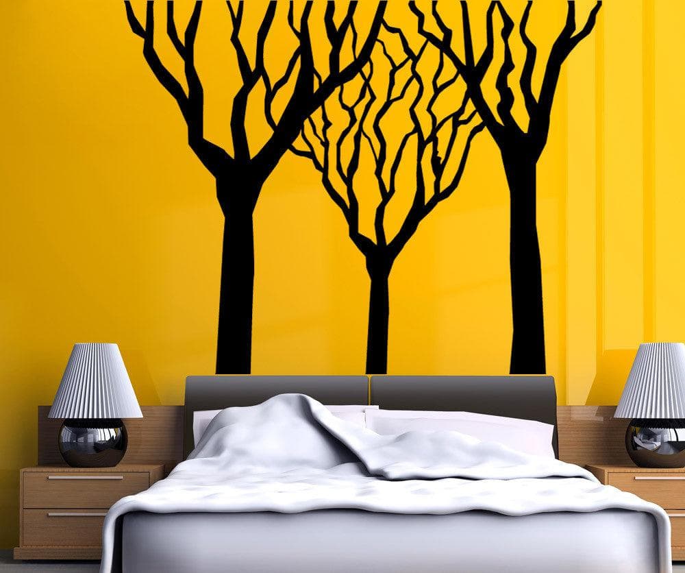 Vinyl Wall Decal Sticker Winter Trees #OS_MB1125