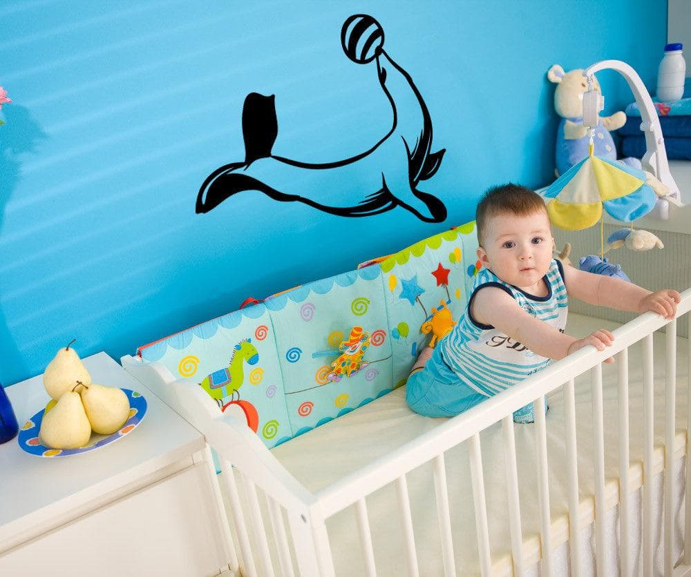 Vinyl Wall Decal Sticker Circus Seal #OS_MB1180