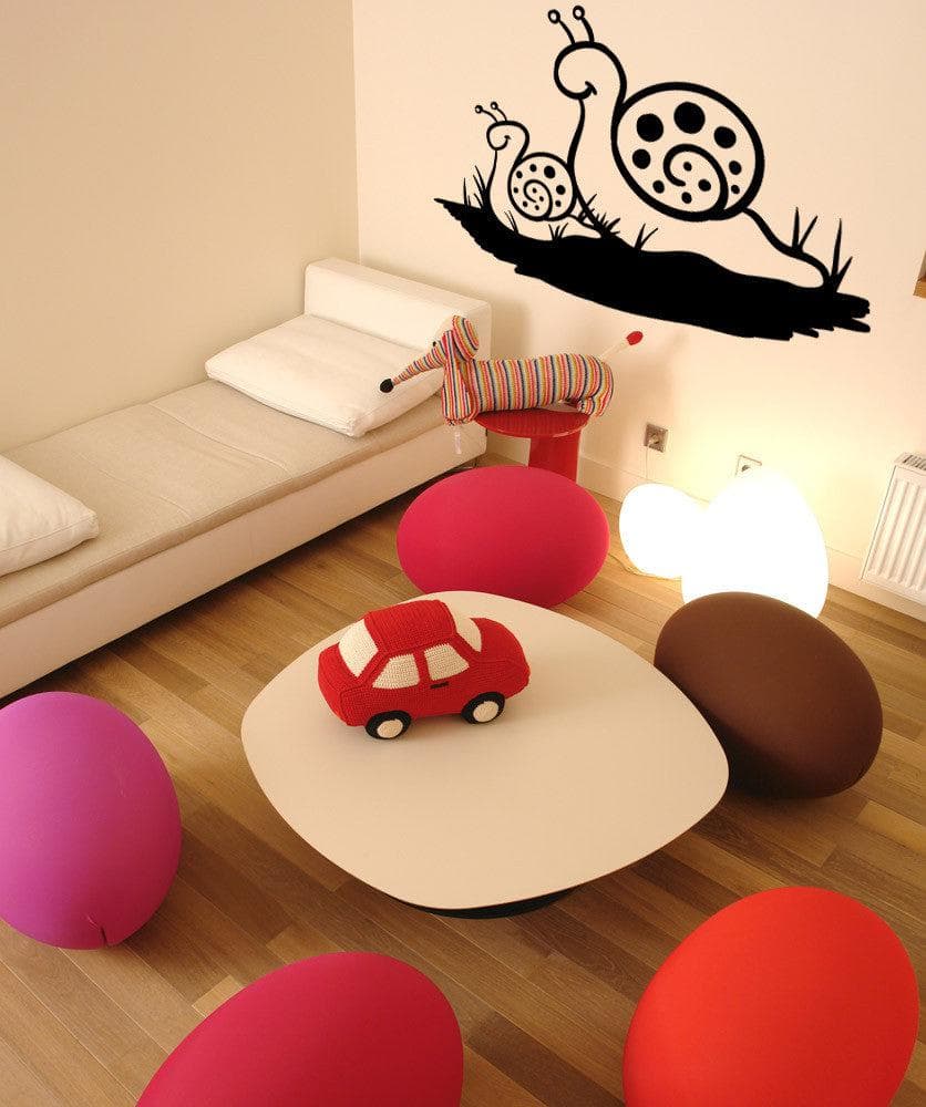 Vinyl Wall Decal Sticker Snails #OS_MB1188