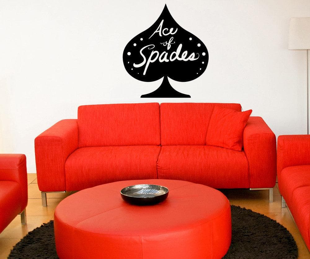Vinyl Wall Decal Sticker Ace of Spades #OS_MB1189