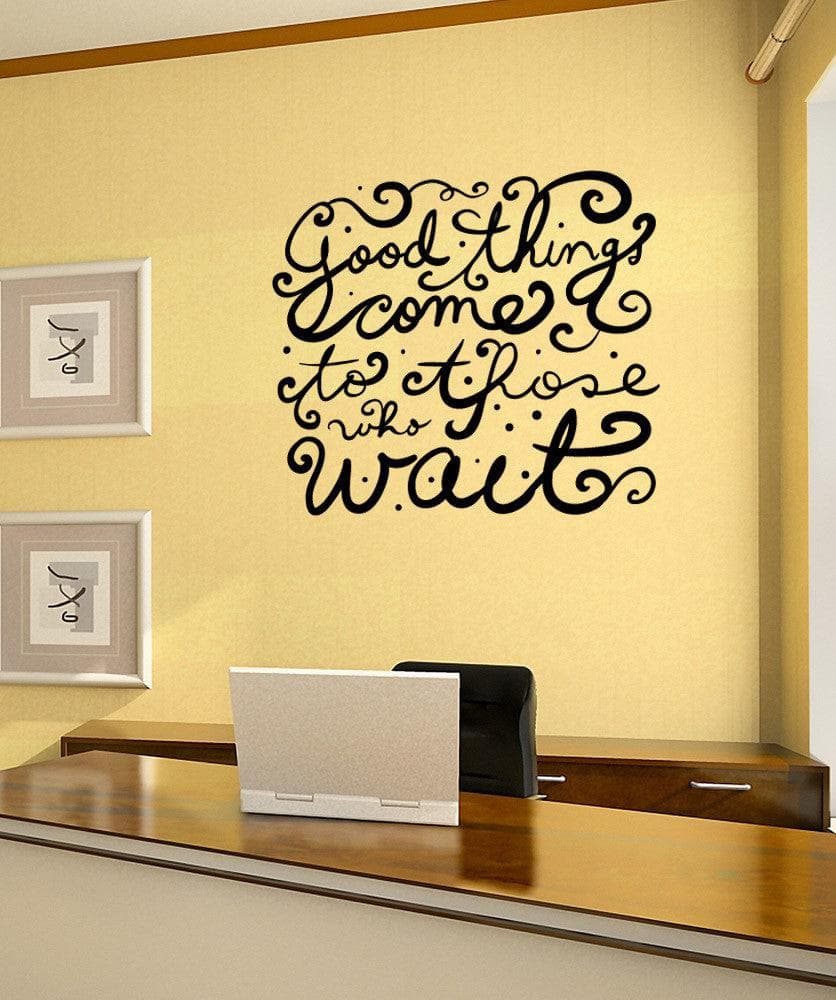 Vinyl Wall Decal Sticker Good Things #OS_MB1197