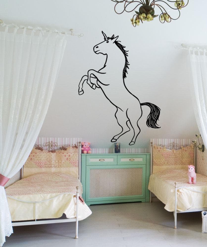 Vinyl Wall Decal Sticker Unicorn #OS_MB1200