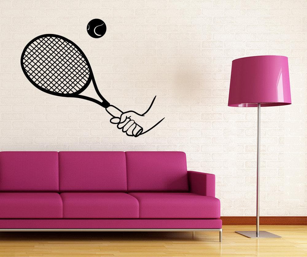 Vinyl Wall Decal Sticker Tennis Serve #OS_MB1211