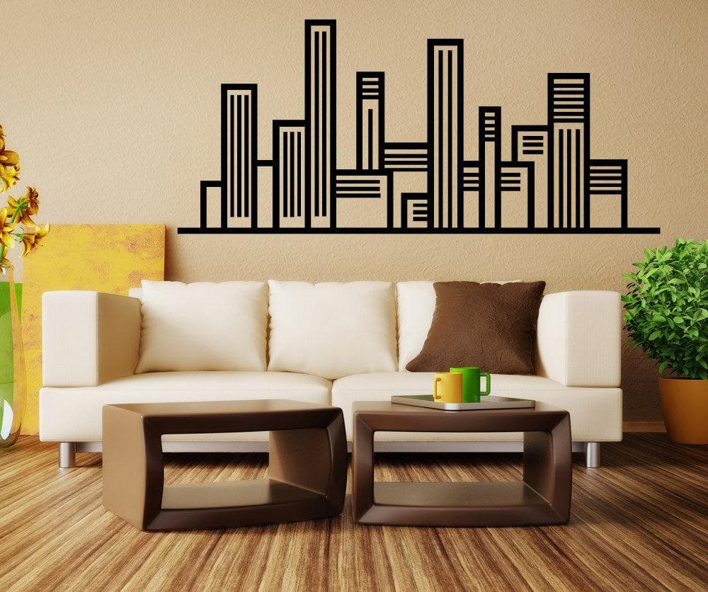 Vinyl Wall Decal Sticker Linear City #OS_MB1233