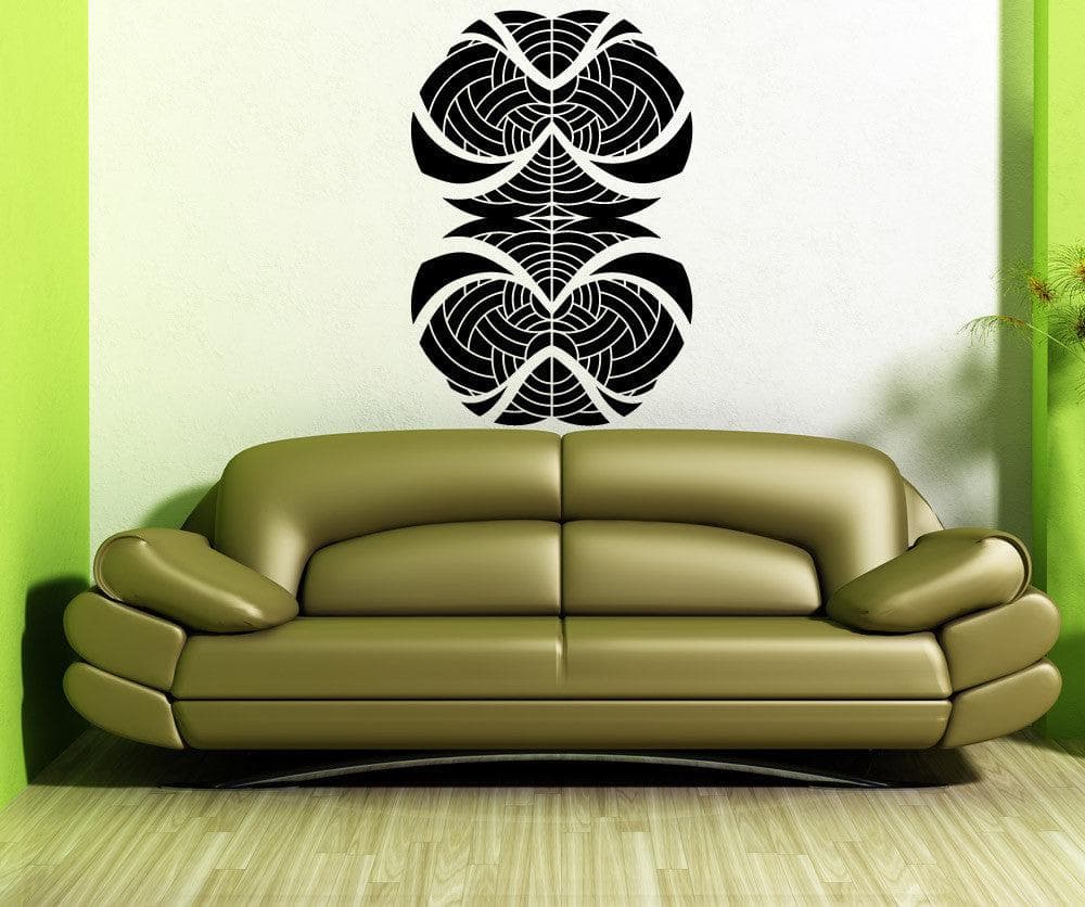Vinyl Wall Decal Sticker Double Abstract Design #OS_MB1236