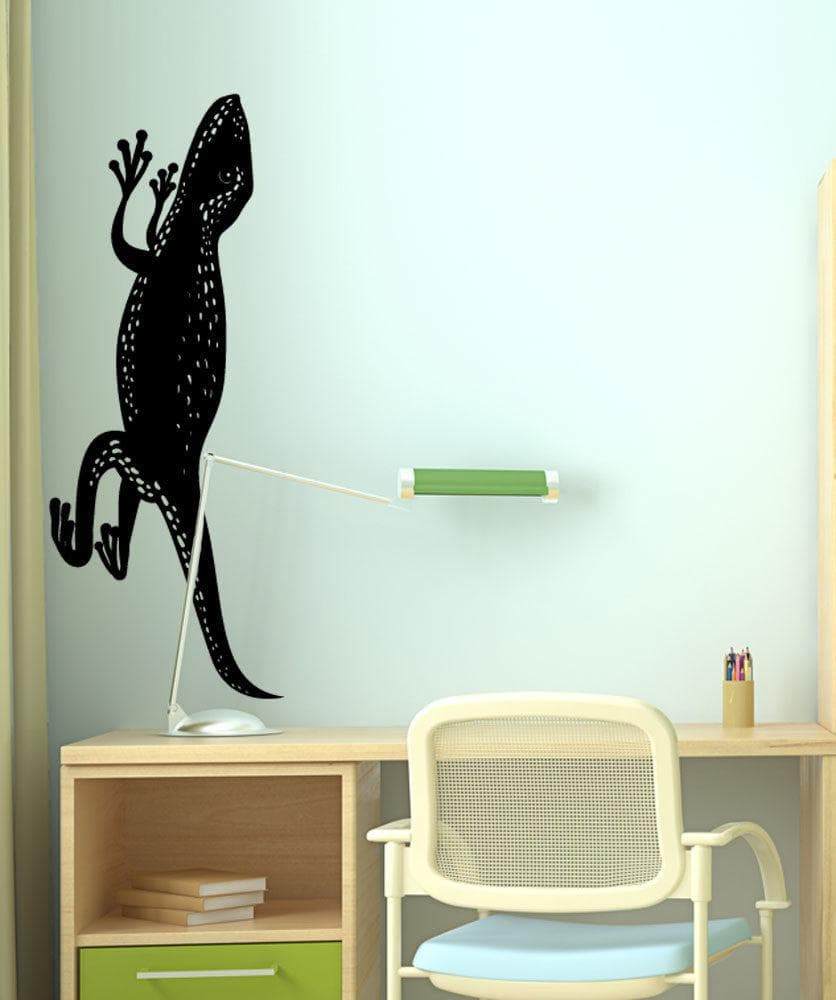 Vinyl Wall Decal Sticker Crawling Lizard #OS_MB1264