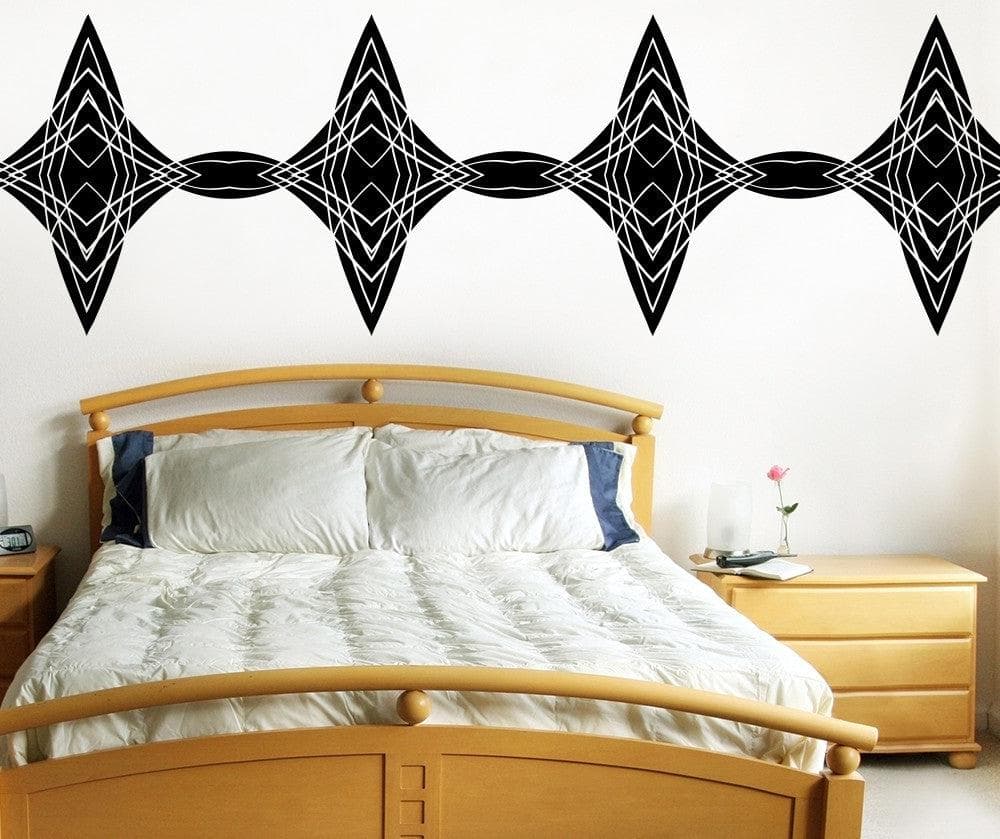 Vinyl Wall Decal Sticker Diamond Chain Link #OS_MB1292