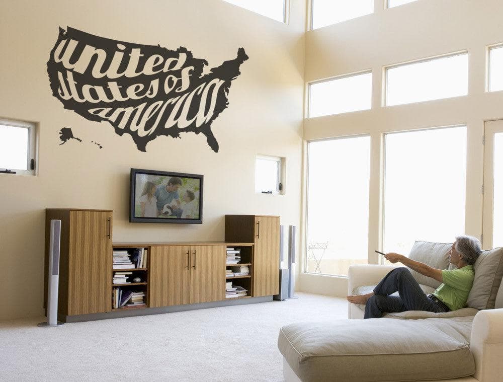 Vinyl Wall Decal Sticker United States of America #OS_MB196