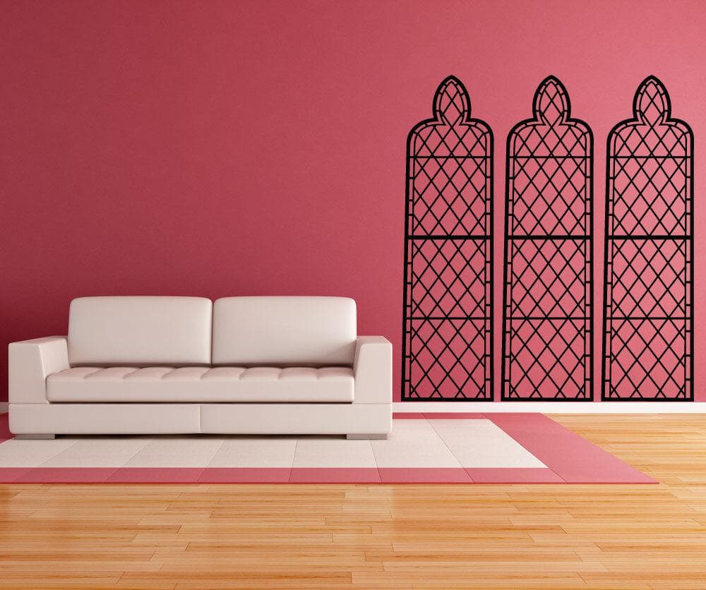 Vinyl Wall Decal Sticker Gothic Windows #OS_MB242