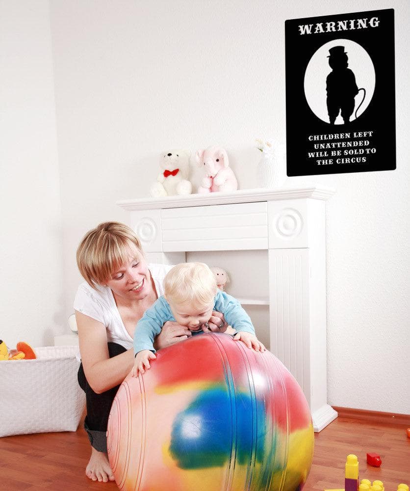 Vinyl Wall Decal Sticker Circus Children Sign #OS_MB262