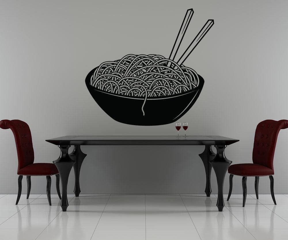 Vinyl Wall Decal Sticker Japanese Restaurant Noodles #OS_MB278