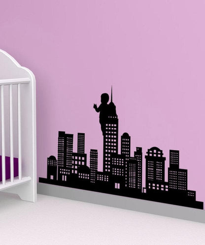 Vinyl Wall Decal Sticker Baby in the City #OS_MB291