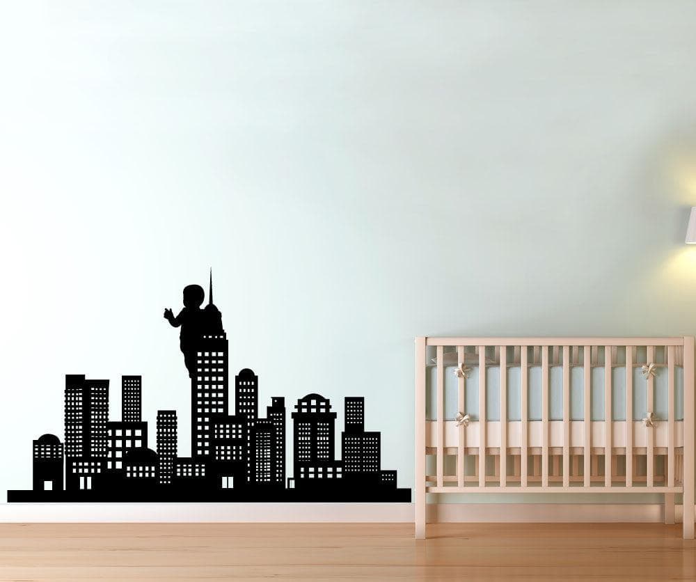 Vinyl Wall Decal Sticker Baby in the City #OS_MB291