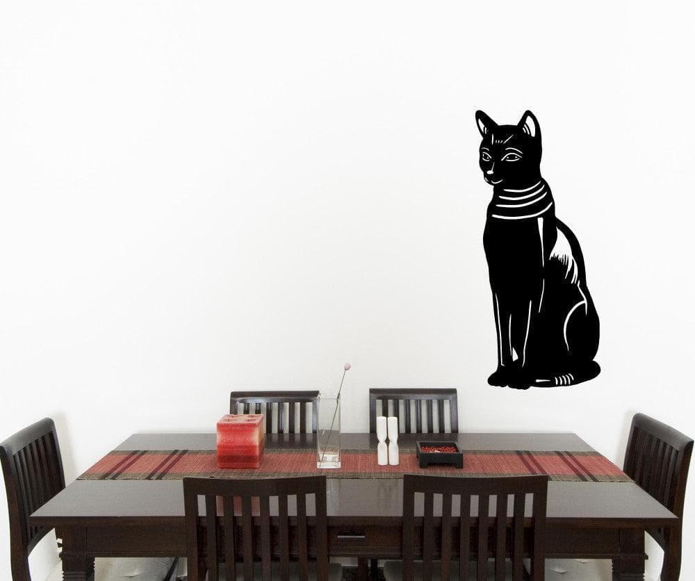 Vinyl Wall Decal Sticker Egyptian Cat #OS_MB851