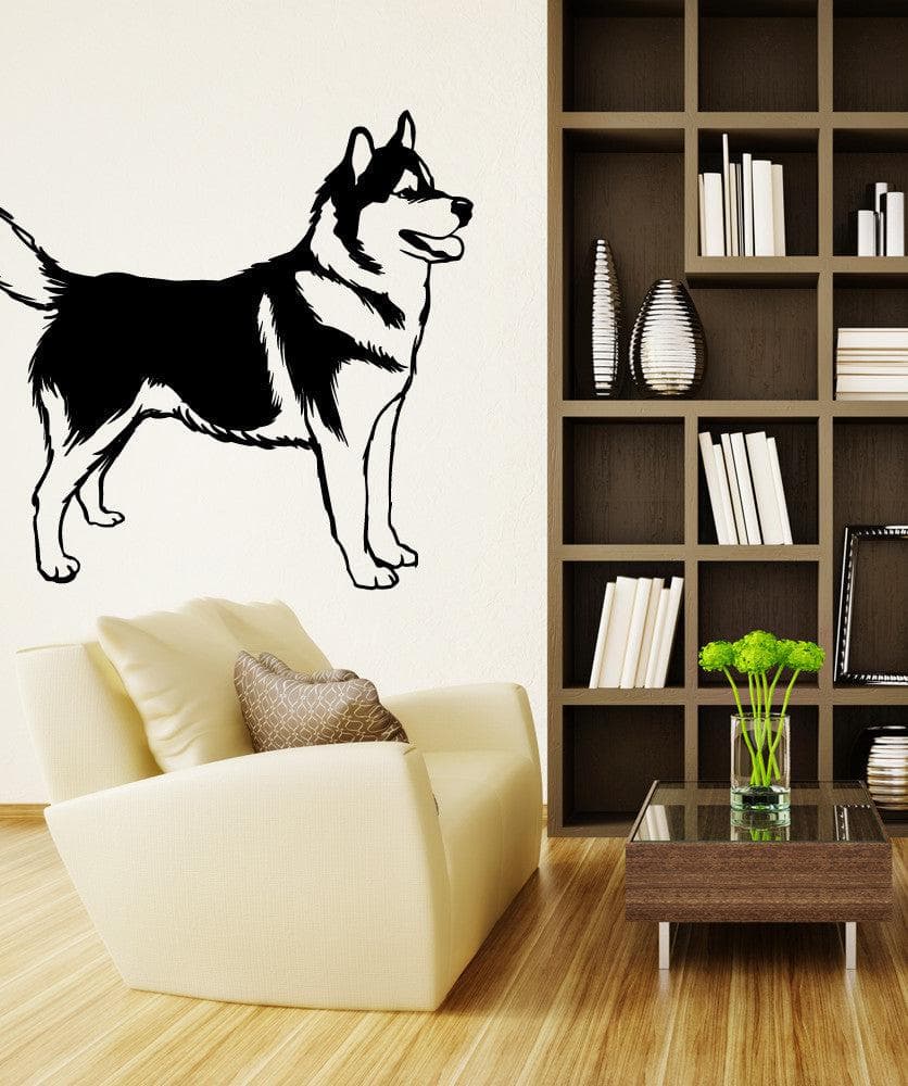 Vinyl Wall Decal Sticker Husky #OS_MB583s