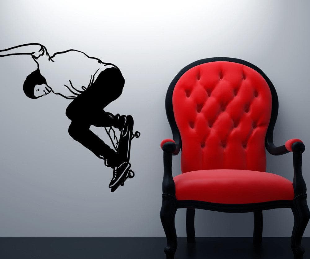 Vinyl Wall Decal Sticker Skateboarder #OS_MB598
