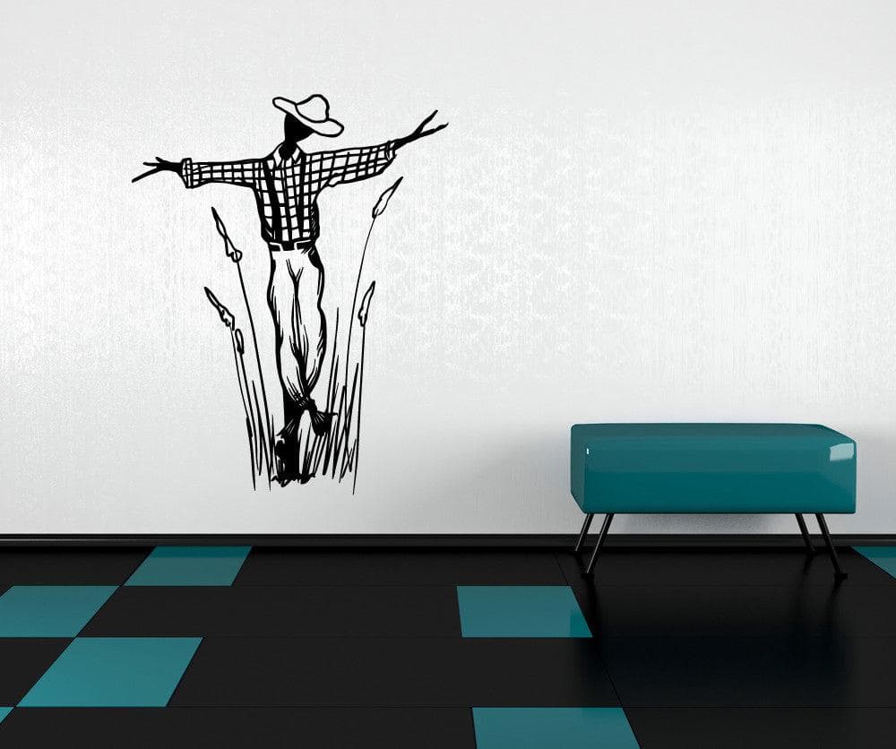 Vinyl Wall Decal Sticker Scarecrow #OS_MB601