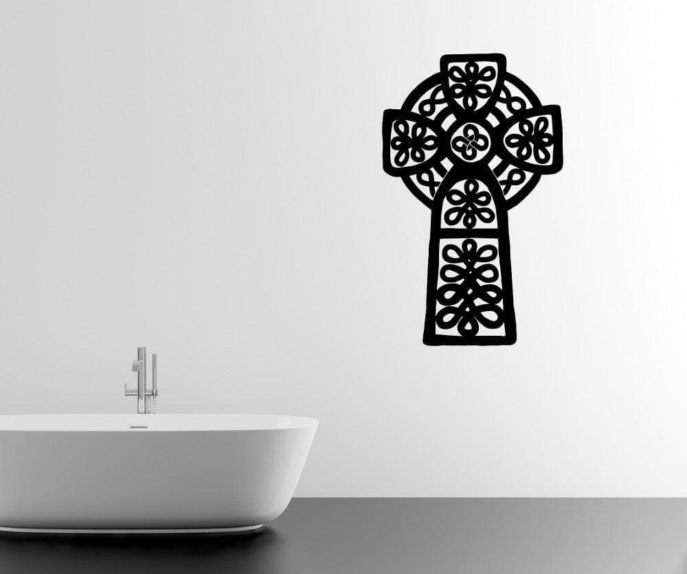 Vinyl Wall Decal Sticker Celtic Cross #OS_MB622