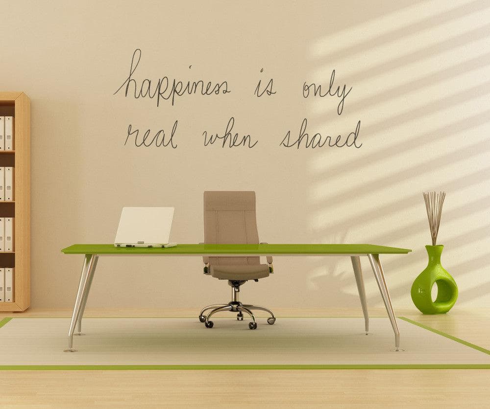 Vinyl Wall Decal Sticker Real Happiness #OS_MB661