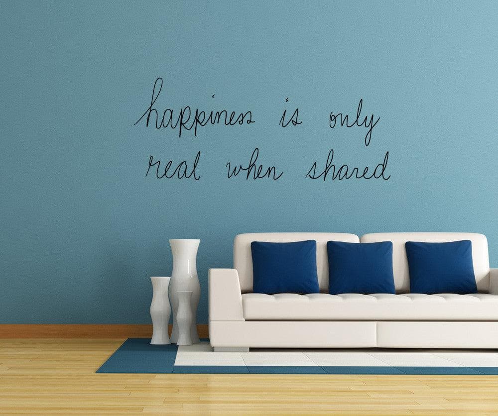 Vinyl Wall Decal Sticker Real Happiness #OS_MB661