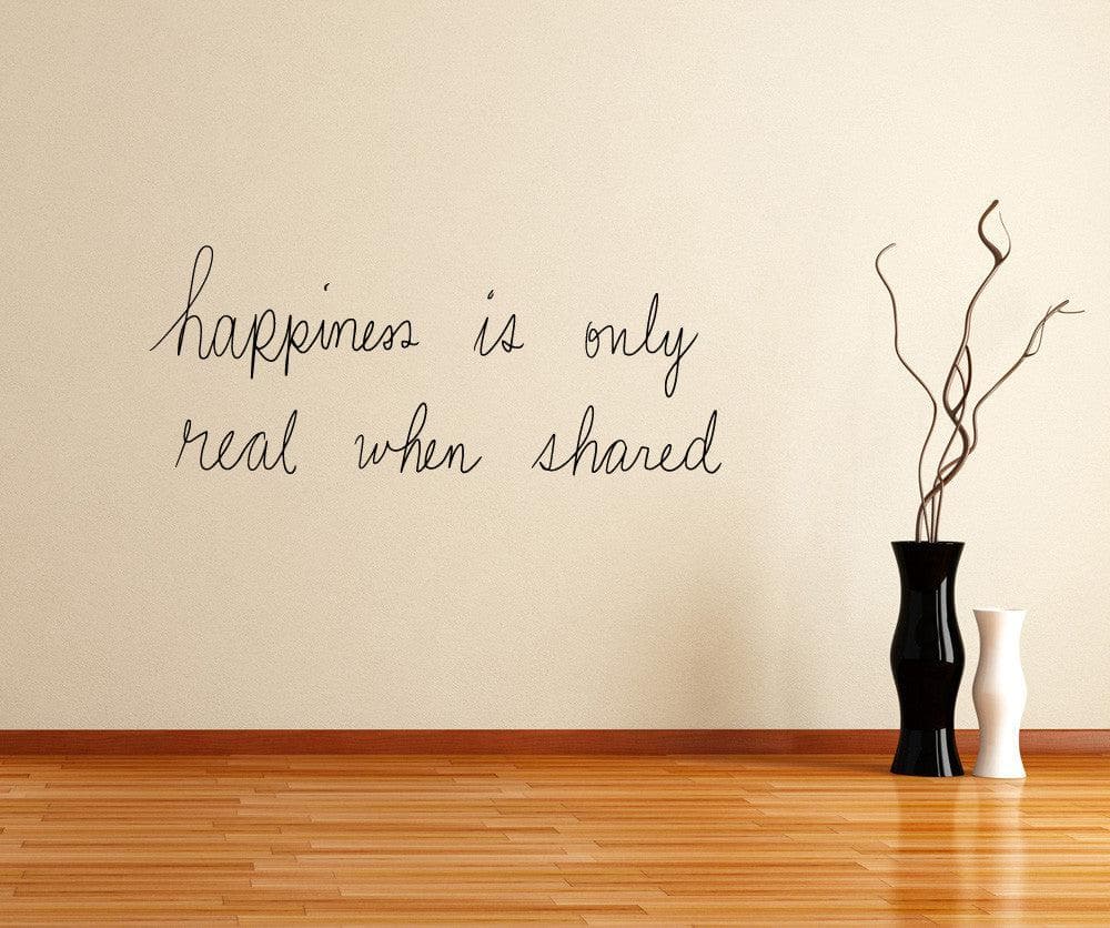 Vinyl Wall Decal Sticker Real Happiness #OS_MB661