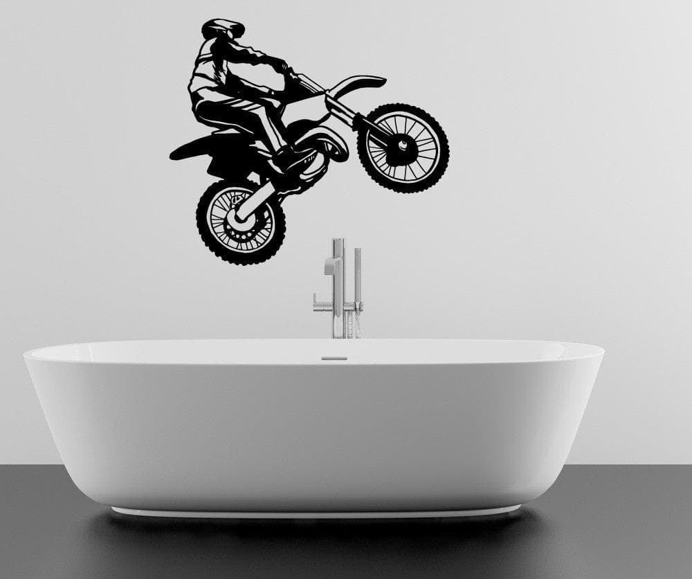 Vinyl Wall Decal Sticker Dirt Bike #OS_MB668