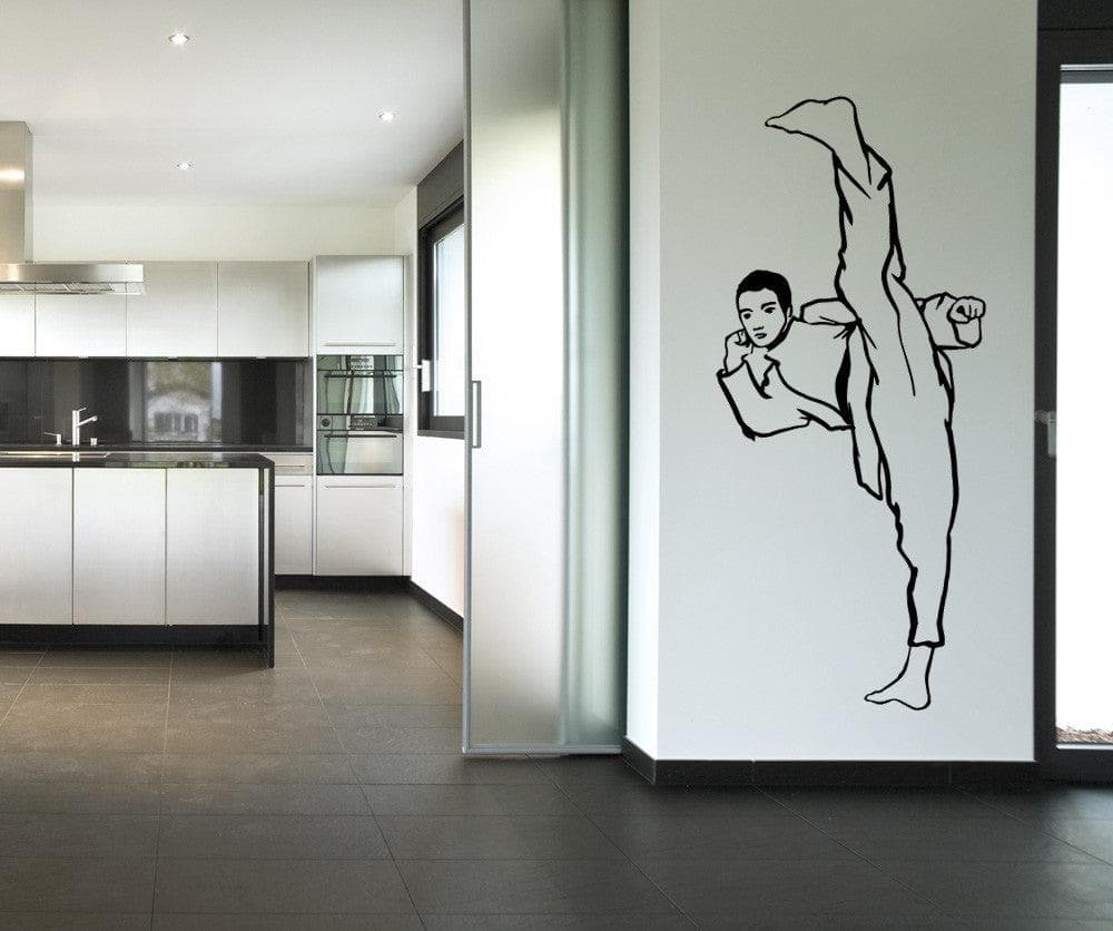 Vinyl Wall Decal Sticker Axe Kick #OS_MB677