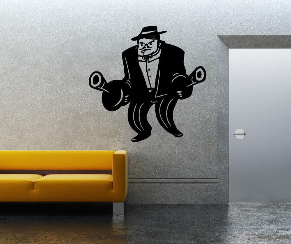 Vinyl Wall Decal Sticker Old Time Gangster #OS_MB699