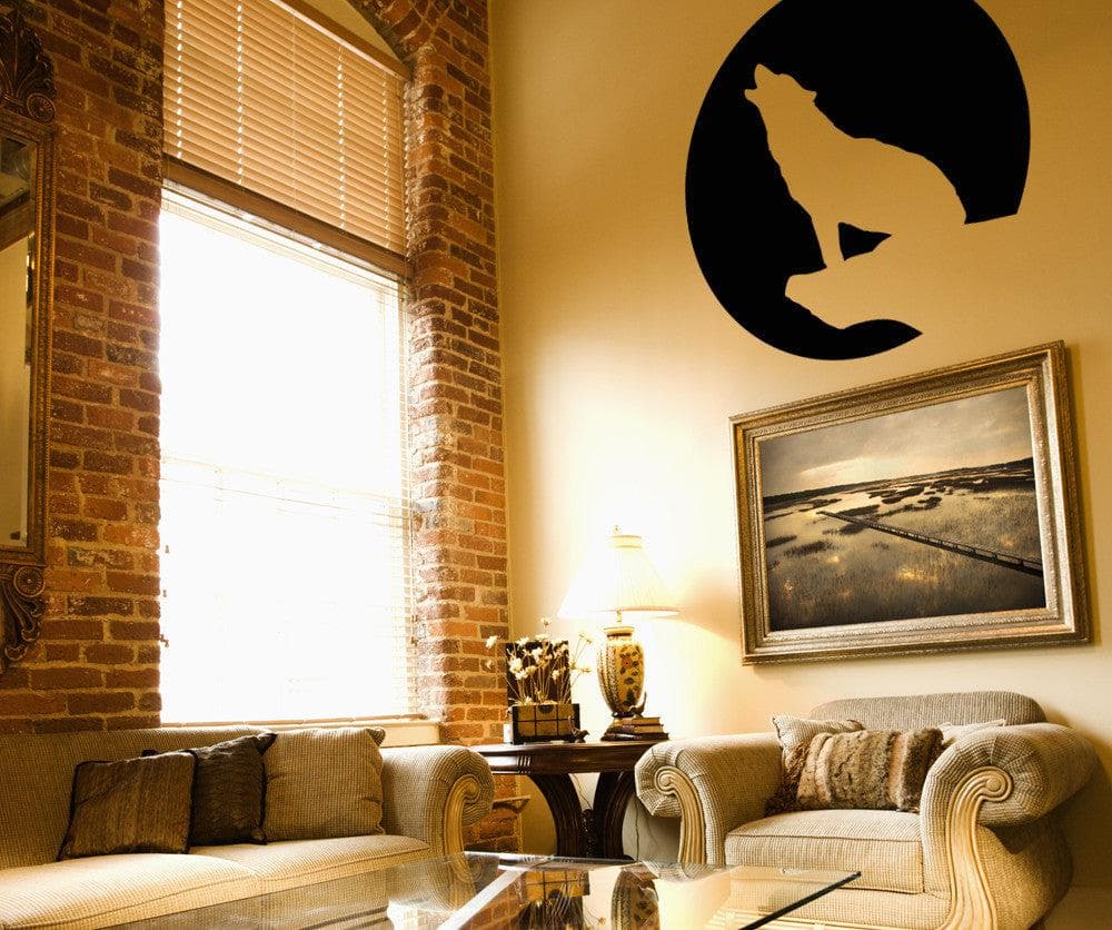 Howl at the Moon Vinyl Wall Decal Sticker. #OS_MB736
