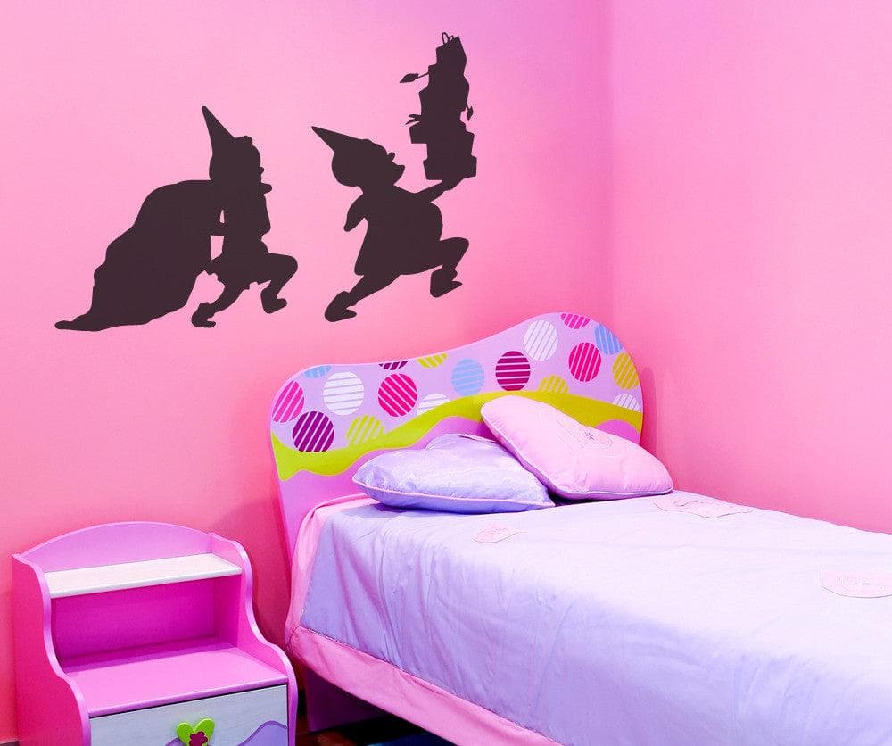 Vinyl Wall Decal Sticker Elves at Work #OS_MB770