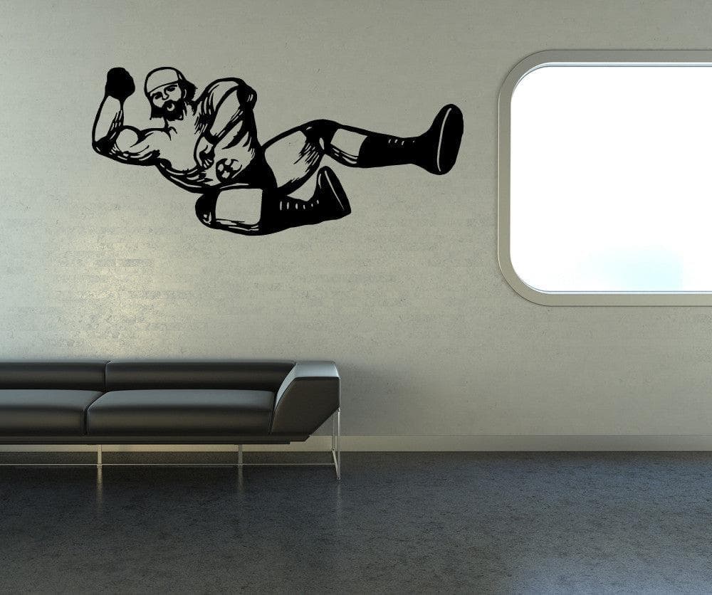 Vinyl Wall Decal Sticker Wrestler #OS_MB780