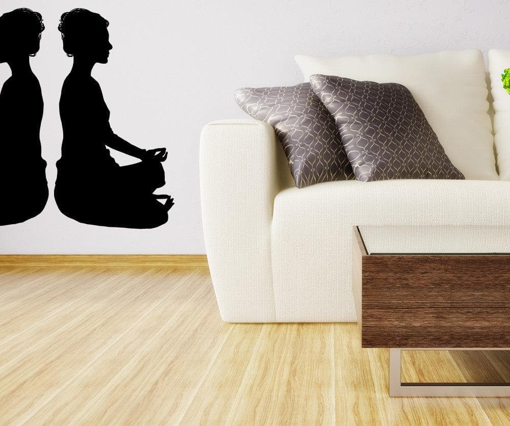 Vinyl Wall Decal Sticker Meditation Time #OS_MB800