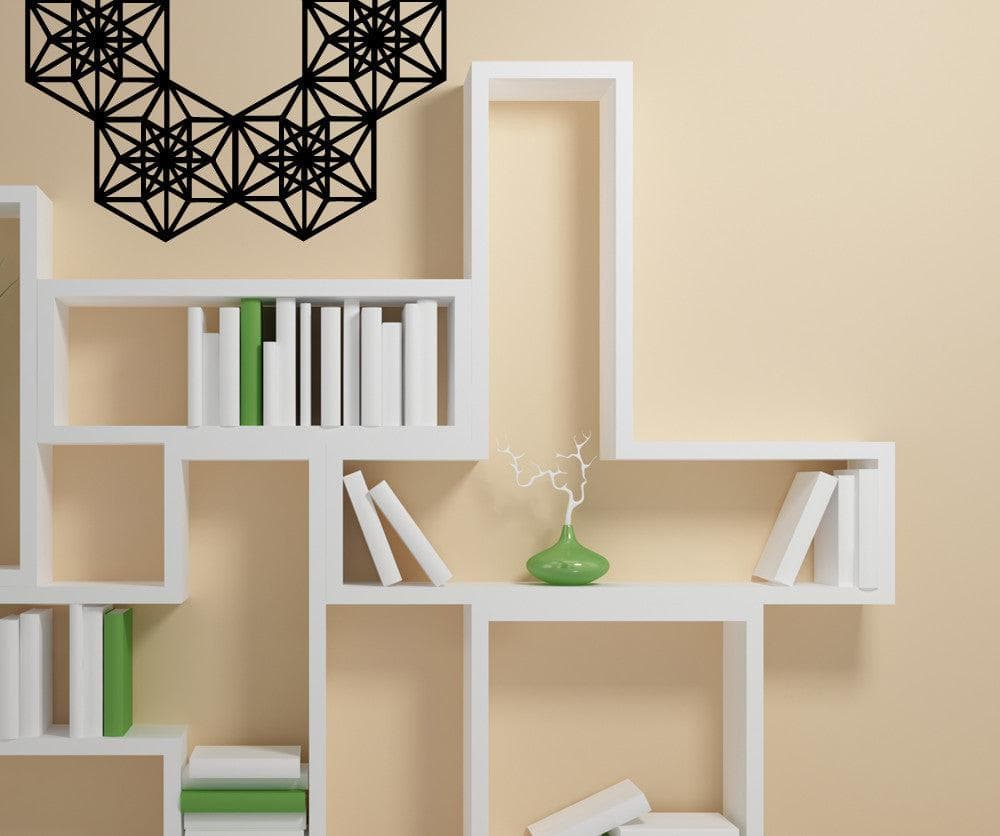 Vinyl Wall Decal Sticker Geometric Ring #OS_MB803