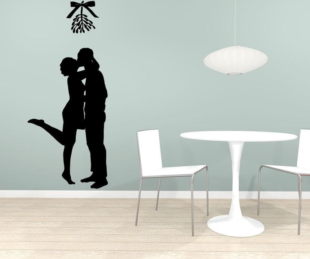 Vinyl Wall Decal Sticker Under the Mistletoe #OS_MB812
