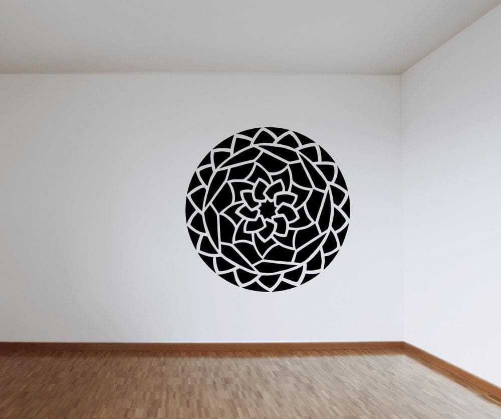 Vinyl Wall Decal Sticker Kaleidoscope Flower #OS_MB841