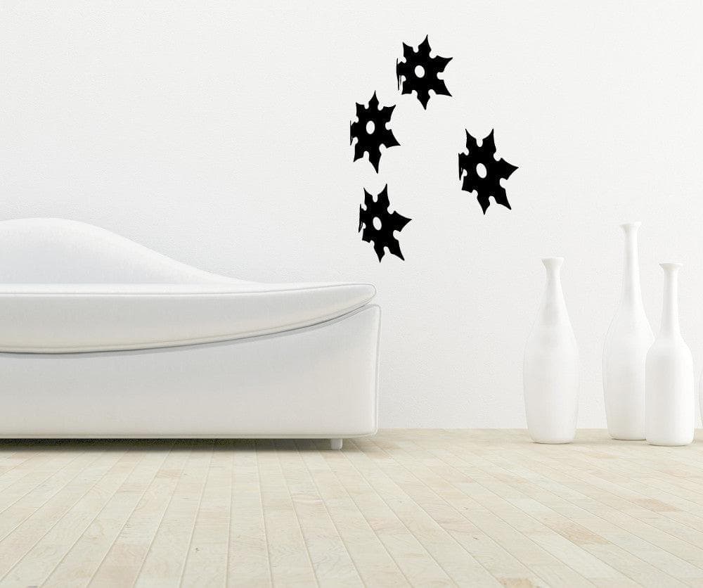 Vinyl Wall Decal Sticker Ninja Stars #OS_MB858