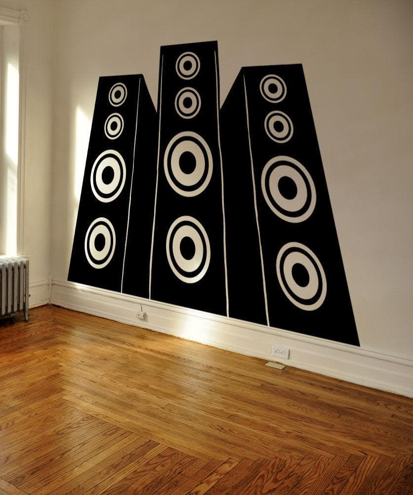 Vinyl Wall Decal Sticker Speakers #OS_MB898