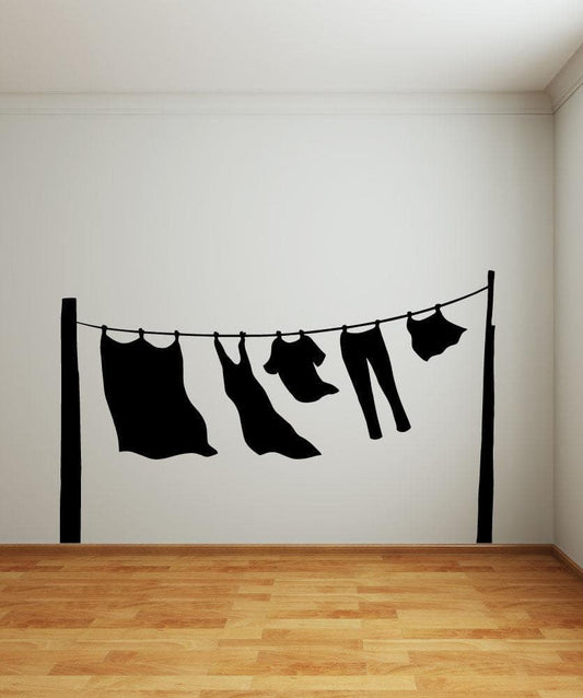 Vinyl Wall Decal Sticker Hang Out to Dry #OS_MB902