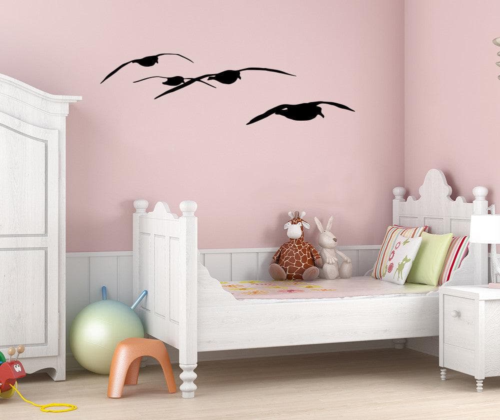 Vinyl Wall Decal Sticker Flying Seagulls #OS_MB933
