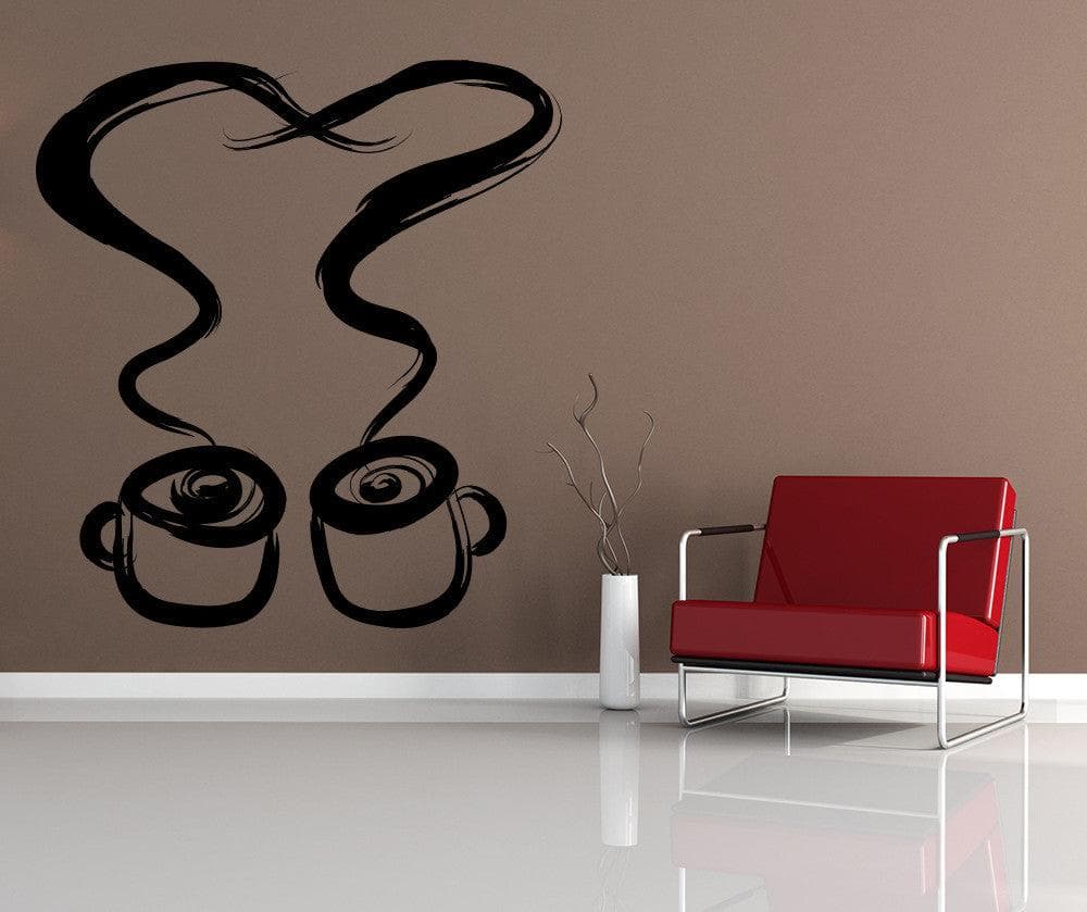 Vinyl Wall Decal Sticker Tea for Two #OS_MB963