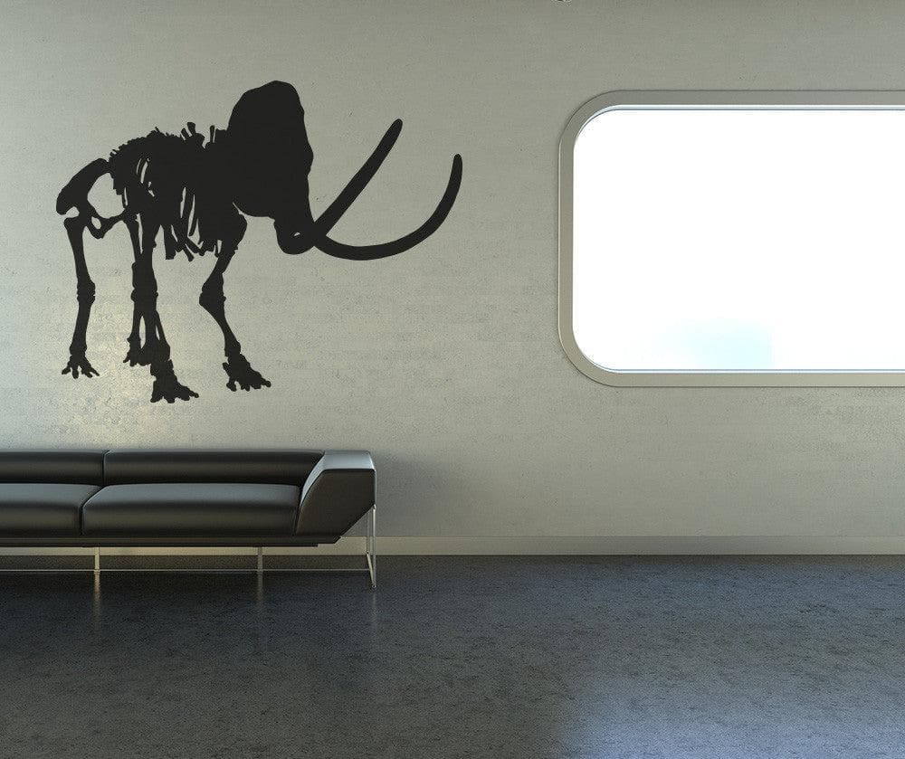 Vinyl Wall Decal Sticker Mammoth Silhouette #OS_MB977